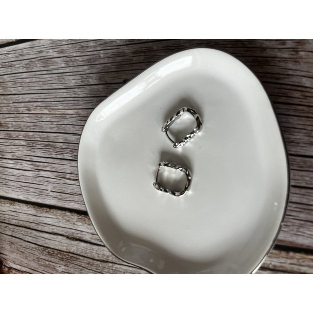 Auskarai "Sidabrinės bangos" 4