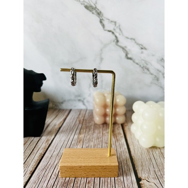 Auskarai "Sidabrinės bangos" 3