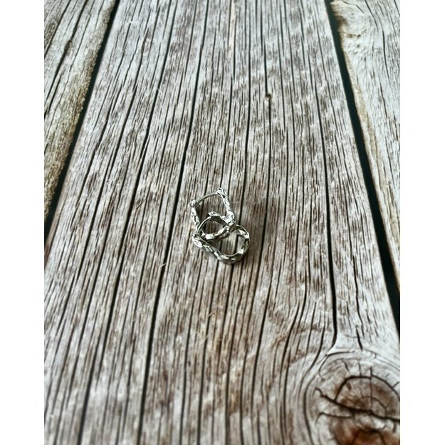 Auskarai "Sidabrinės bangos" 2