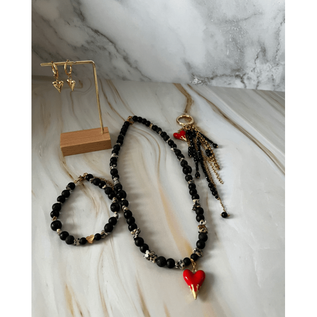 Rinkinys "Raudonas širdies spindesys"