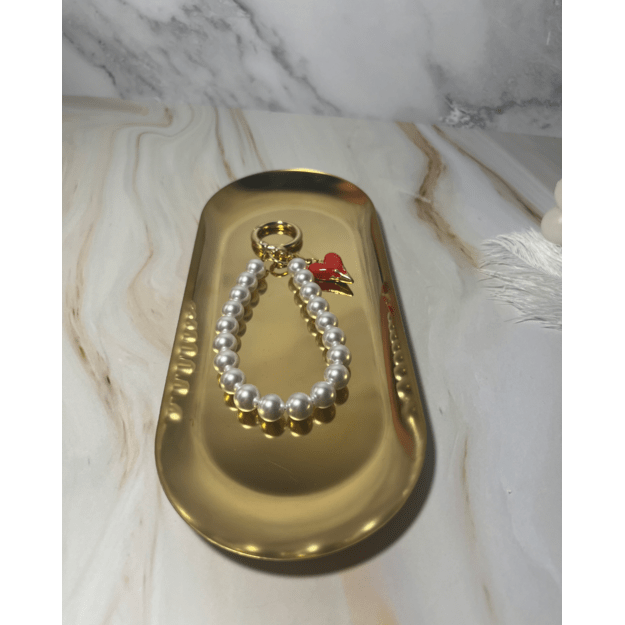 Raktų pakabukas "Perlas red" 1