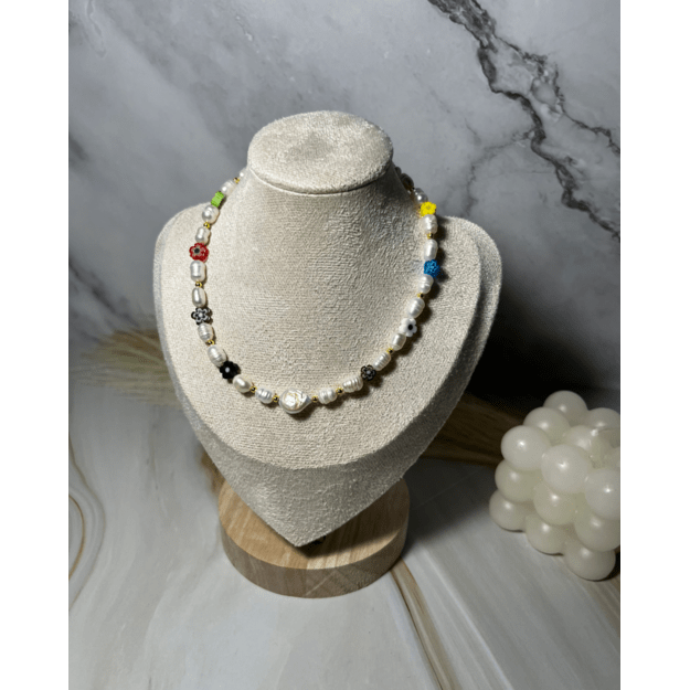 Vėrinys "Gėlytė & perlai" 1