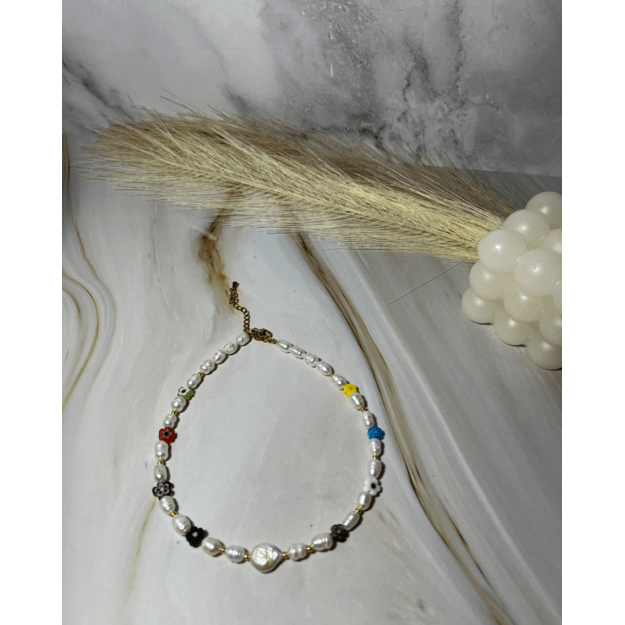 Vėrinys "Gėlytė & perlai" 2