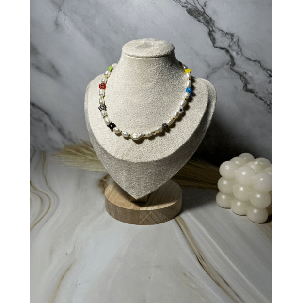 Vėrinys "Gėlytė & perlai"