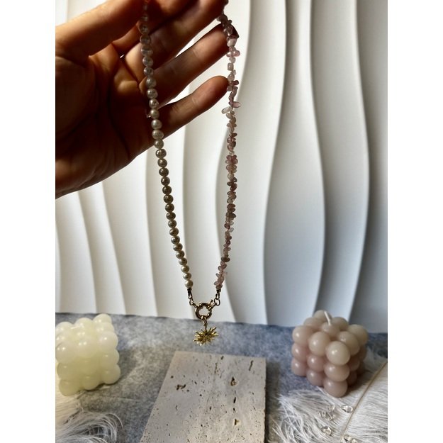 Vėrinys "Rožinis perlas" 5