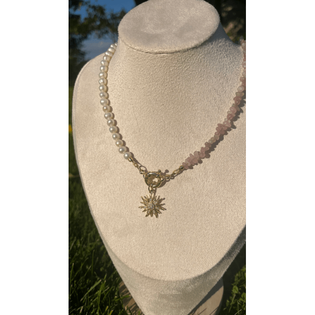 Vėrinys "Rožinis perlas"