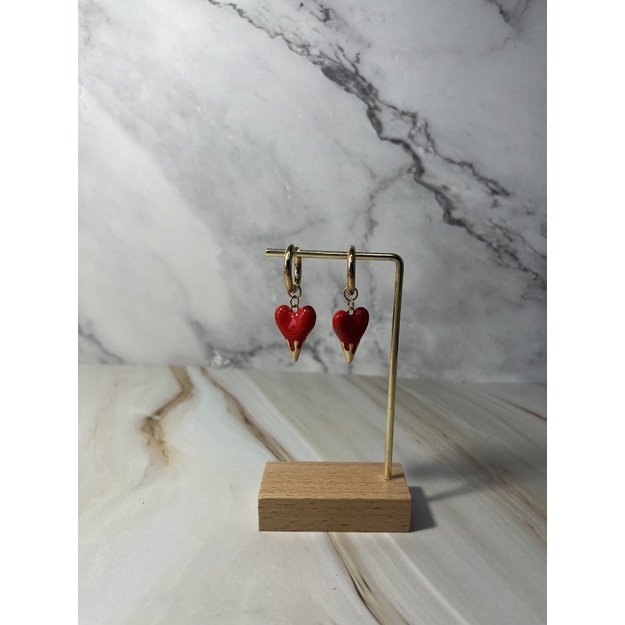 Auskarai "Širdelė" 2