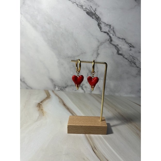 Auskarai "Širdelė" 3