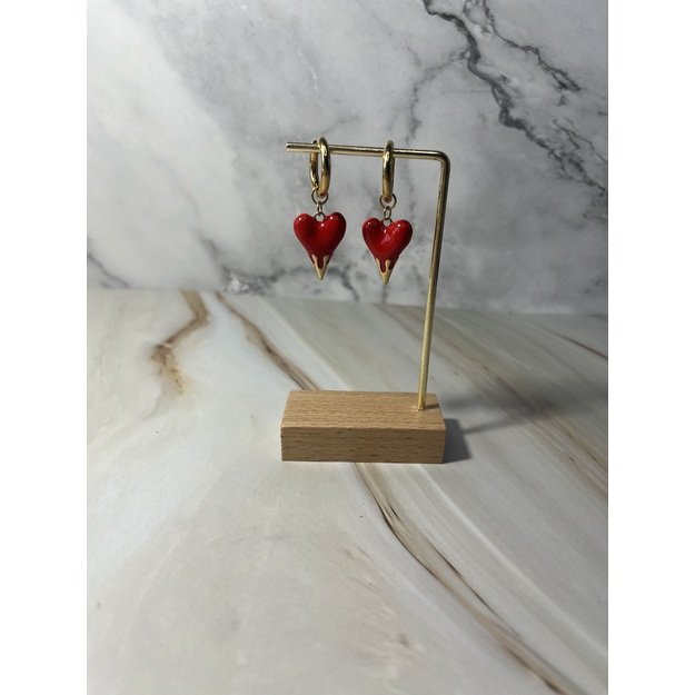 Auskarai "Širdelė" 1