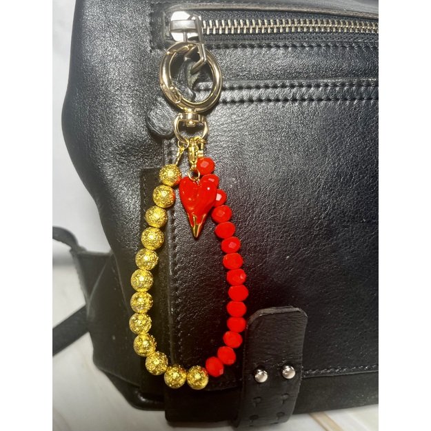 Raktų pakabukas „Auksinė širdis“ 1