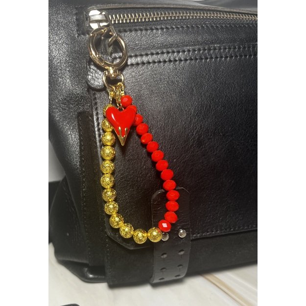 Raktų pakabukas „Auksinė širdis“ 2