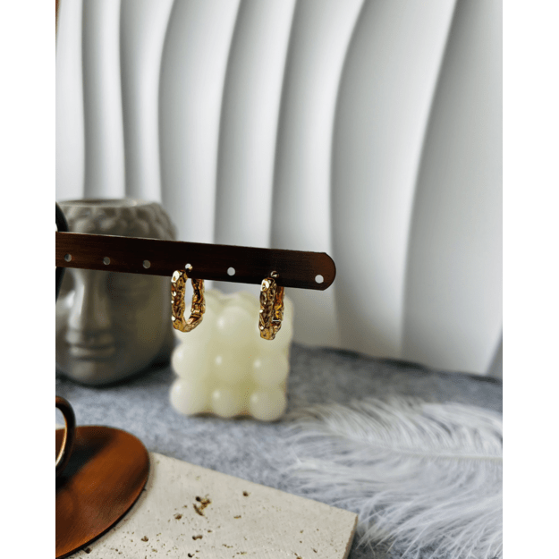 Auskarai "Auksinis spindesys"